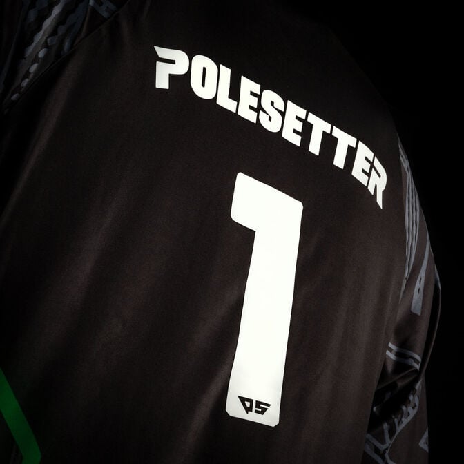 Polesetter ONE Simracing Jersey Green - Size M, green image number 4