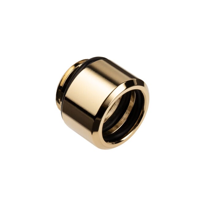 EK Water Blocks EK-Quantum Torque Micro HDP, Hardtube Fitting, 12mm - gold image number 0