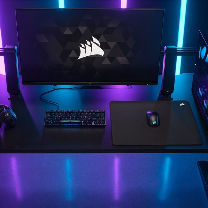 Corsair MM500 v2 Hybrid Fabric Gaming Mouse Pad, large - black image number 4