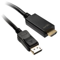 InLine DisplayPort zu HDMI Konverter Kabel, 4K/60Hz, schwarz - 3m