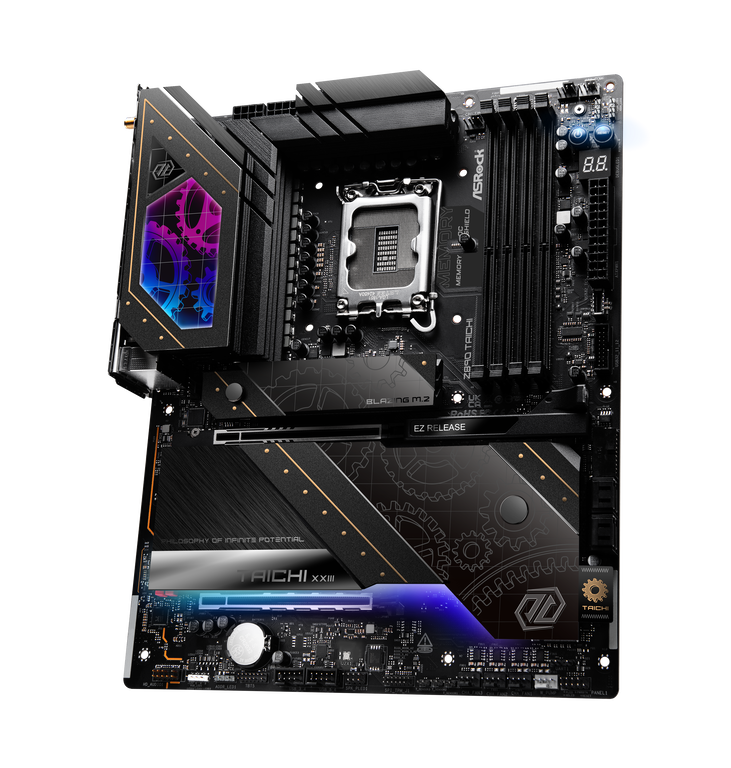 ASRock Z890 Taichi Mainboard, Sockel LGA 1851, Intel Z890, ATX, DDR5 image number 3