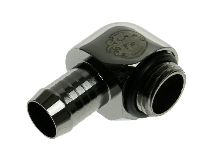 Bitspower Anschluss 90 Grad G1/4 Zoll AG auf 10mm ID - schwarz glänzend image number 0