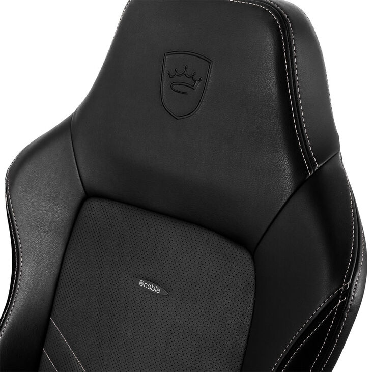 noblechairs HERO Gaming Chair - Black/Platinum-White image number 4