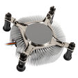 Akasa AK-CC6601EP01 Low Profile CPU Cooler - Socket LGA 1700, 26.9mm high image number null