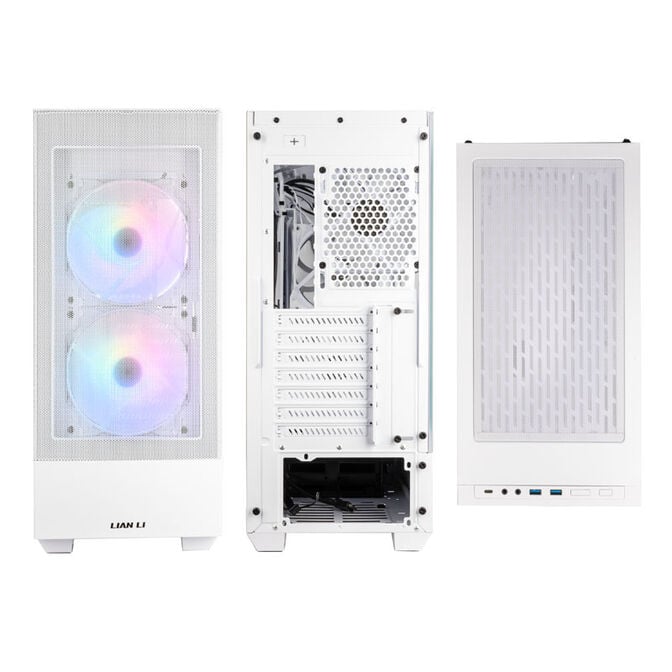 Lian Li LANCOOL 205 Mesh C PC Case, Mid Tower - White image number 3