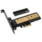Akasa M.2 X4 PCI-E 3.0 Adapter Card - black PCB
