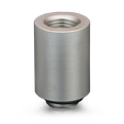 Thermal Grizzly DeltaMate Extender Fitting - MF28, Matt Nickel image number null