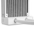 EK Water Blocks EK-Nucleus AIO CR360 Lux D-RGB AIO Cooler - 360 mm, White image number null