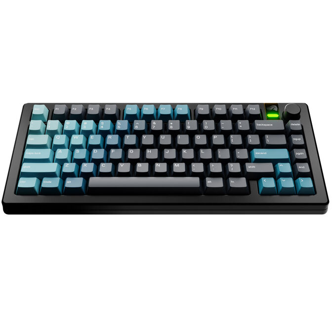 Glorious GPBT Gradient Keycaps, ANSI Layout (US), PBT, Dye-Sub - Celestial Ice image number 1