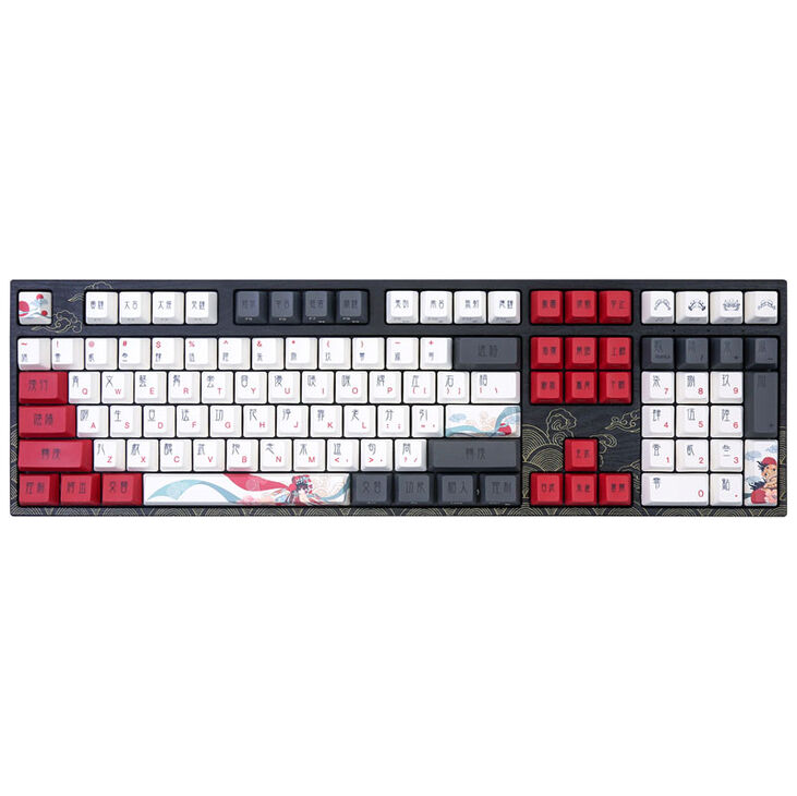 Varmilo VEA108 Beijing Opera Gaming Tastatur, MX-Brown, weiße LED - US Layout image number 2