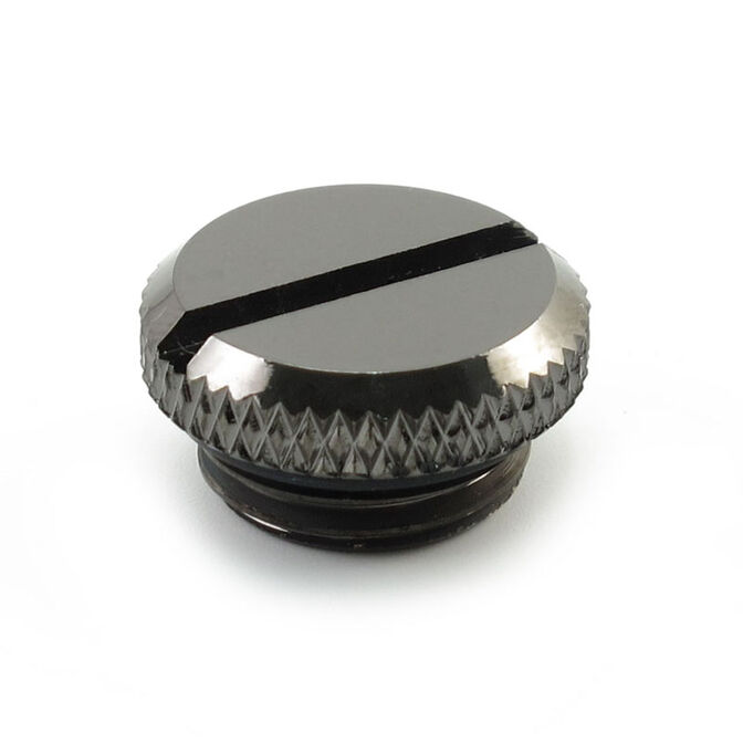 XSPC G1/4 inch Threaded Plug V2 - 10 Pack, Black Chrome image number 2