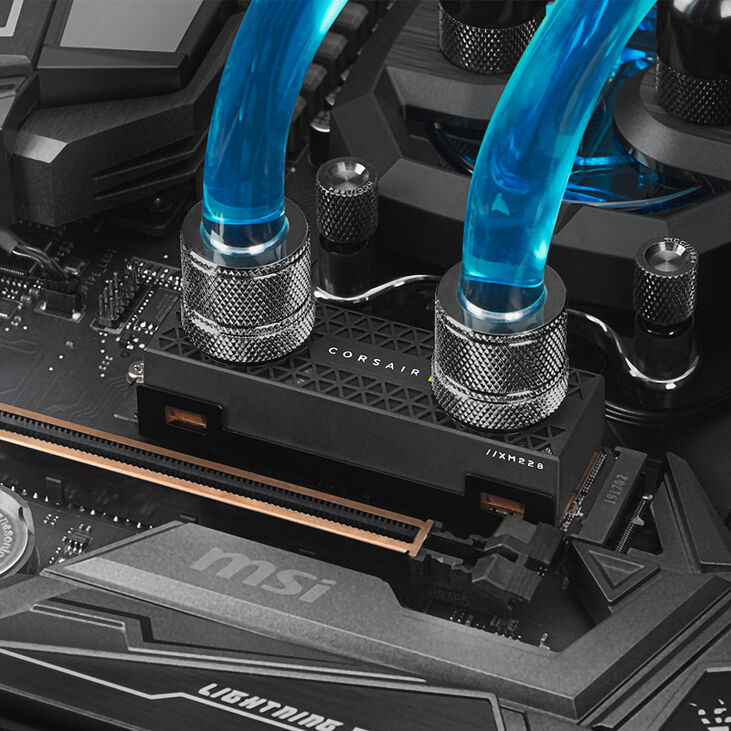 Corsair Hydro X Series XM2 M.2 SSD Water Block (2280) image number 6