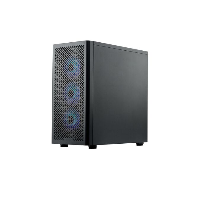Cooler Master Elite 502 PC Case, Mid Tower, ATX, ARGB, Tempered Glass - Black image number 2