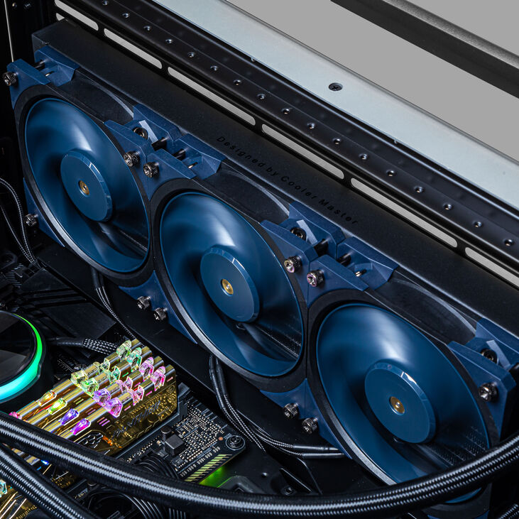 Cooler Master Mobius 120 OC PWM-Lüfter - 120 mm, schwarz image number 13