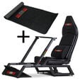 Next Level Racing F-GT Formula and GT Simulator Cockpit + Floor Mat Gaming-Matte image number null
