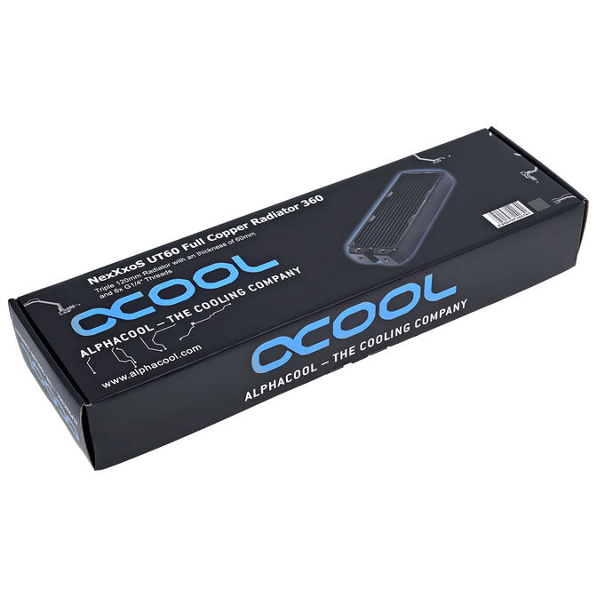 Alphacool NexXxoS UT60 Full Copper Radiator &ndash; 360mm, black image number 5