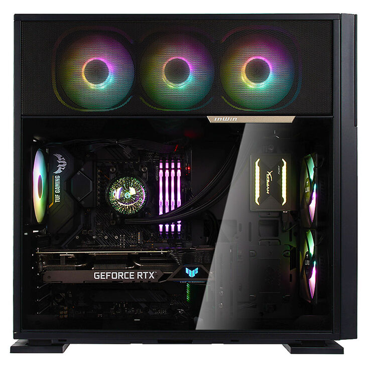 InWin N515 Midi-Tower Tempered Glass - schwarz image number 2