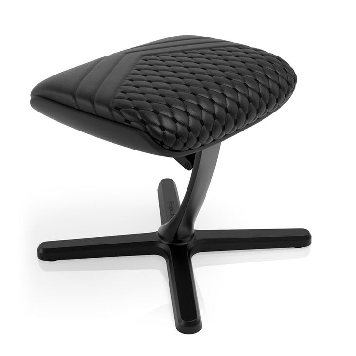 noblechairs Fußstütze 2 - Echtleder Schwarz image number 2