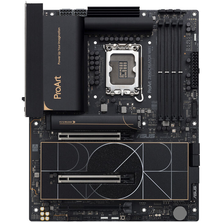 ASUS ProArt Z890-Creator WiFi motherboard, LGA 1851 socket, Intel Z890, ATX, DDR5 image number 2