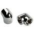 Bitspower Touchaqua Adapter 90 Degree G1/4 Inch Female to G1/4 Inch Female - 2 Pack, silver image number null