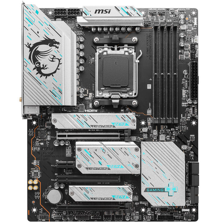 MSI X670E Gaming Plus WiFI, Sockel AM5, AMD X670E, ATX - DDR5 image number 2
