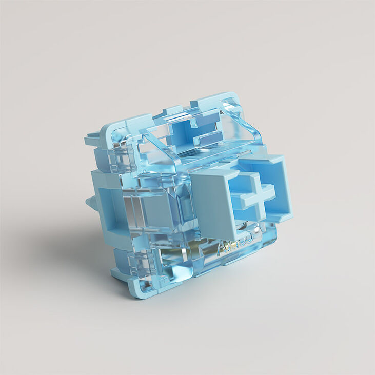 AKKO V3 Pro Cream Blue Switches, mechanical, 5-Pin, tactile, MX-Stem, 45g - 45 pieces image number 1