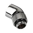 Alphacool Eiszapfen Adapter 45 Grad G1/4 Zoll AG auf G1/4 Zoll IG - drehbar, chrome silber image number null