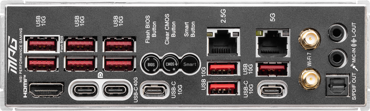 MSI MPG X870E Carbon WiFi motherboard, Socket AM5, AMD X870E, ATX, DDR5 image number 8
