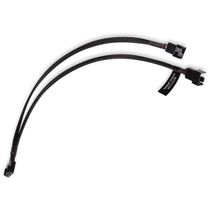 Alphacool Y-Splitter 4-pin to 2x 4-pin PWM 30cm - black image number 0