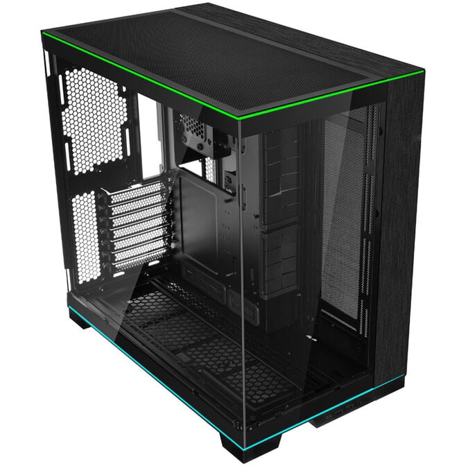Lian Li O11D EVO RGB, Tempered Glass - schwarz image number 1