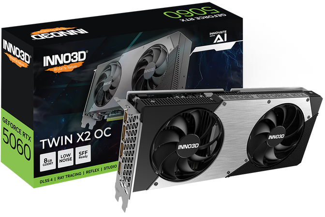 INNO3D GeForce RTX 5060 Twin X2 OC, 8192 MB GDDR7 image number 0