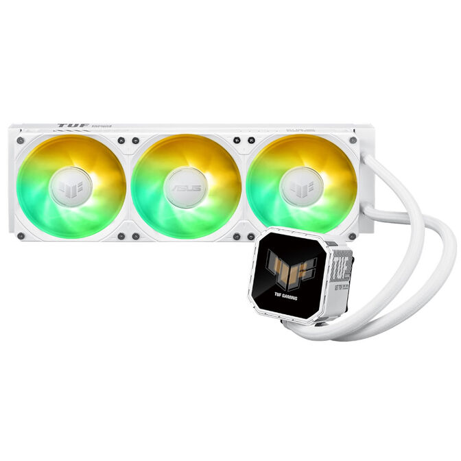 ASUS TUF Gaming LC III 360 ARGB LCD AiO Wasserk&uuml;hlung - 360mm, wei&szlig; image number 1