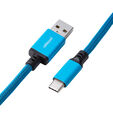CableMod Classic Coiled Keyboard Cable USB-C zu USB Typ A, Spectrum Blue - 150cm image number null