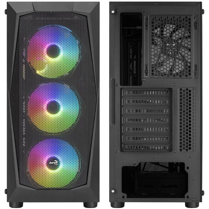 Aerocool Falcon V2 Midi-Tower - Acrylglas schwarz image number 2