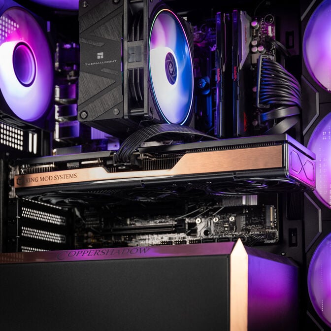 Gaming PC CopperShadow, AMD Ryzen 5 7600X, GeForce RTX 5060 Ti 16GB, 32GB DDR5 RAM - King Deal image number 5