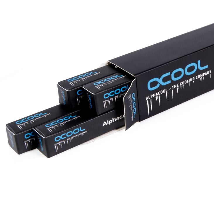 Alphacool HardTube 16mm 4x 80cm - Carbon image number 3