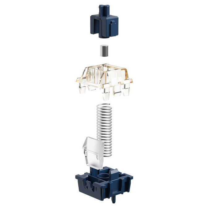 AKKO Astrolink Magnetic Switch, mechanical, 5-pin, linear, MX stem, 36g - 45 pieces, lubed image number 6