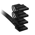 Corsair Premium Sleeved 4x SATA Power Cables, for Type-5 Power Supply - Black image number null