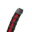 CableMod PRO ModMesh 12VHPWR Cable Extension Kit - schwarz/rot image number null