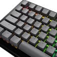 Glorious GPBT Basics Keycaps, ANSI Layout (US), PBT, Doubleshot - Armor Grey image number null