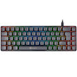 GAMIAC TKL69G SF Gaming Keyboard, Kailh Blue Switches, RGB - black/grey image number null