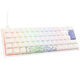 Ducky One 2 Pro Mini White Edition Gaming Keyboard, RGB LED - Gateron Yellow