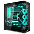 Gaming PC Crystal Phantom, AMD Ryzen 9 9800X3D, NVIDIA GeForce RTX 5090 - Custom Water Cooling image number null