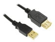 InLine USB 2.0 Extension, gold-plated contacts - 0.5m image number null