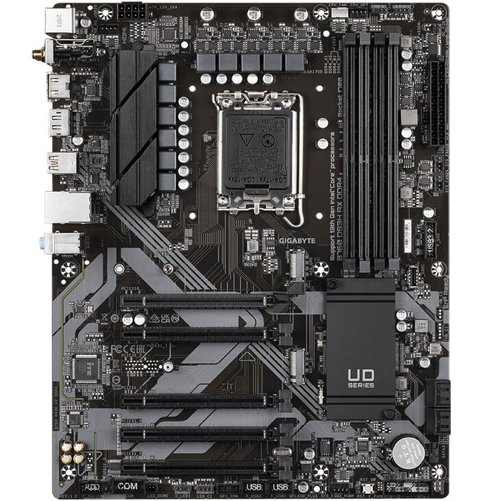 GIGABYTE B760 DS3H AX DDR4 motherboard, Socket 1700, Intel B760, ATX, DDR4 image number 2
