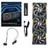 Lian Li UNI FAN SL Wireless LCD Lüfter, ARGB, PWM, 3er-Pack inkl. Controller - 120 mm, schwarz image number null