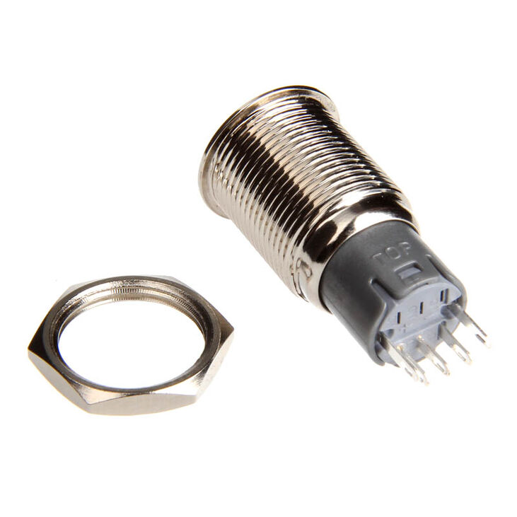DimasTech Vandalismustaster 16mm - Silverline - orange image number 3