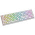 Ducky Zero 6108 Pure White Kabellose Gaming Tastatur, RGB - Cherry MX2A Brown, ANSI (US) image number null
