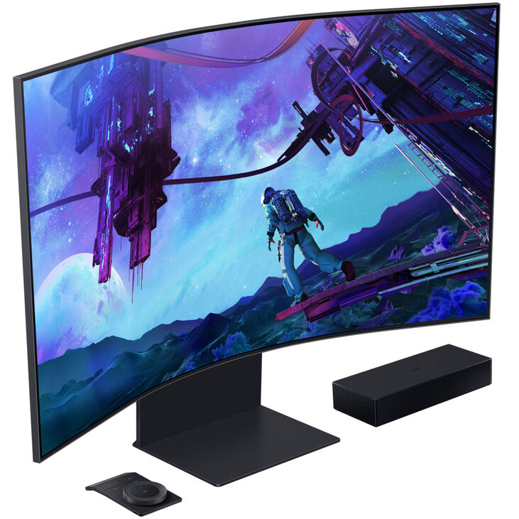 Samsung Odyssey Ark 2nd Gen., 54.6 inch Curved Gaming Monitor, 165 Hz, VA, FreeSync Premium Pro image number 3