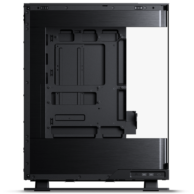 PHANTEKS Evolv X2 PC case, Mid Tower, E-ATX, Tempered Glass, DRGB - black + Glacier One 360M25 Gen2 DRGB AiO water cooling - 360mm image number 8